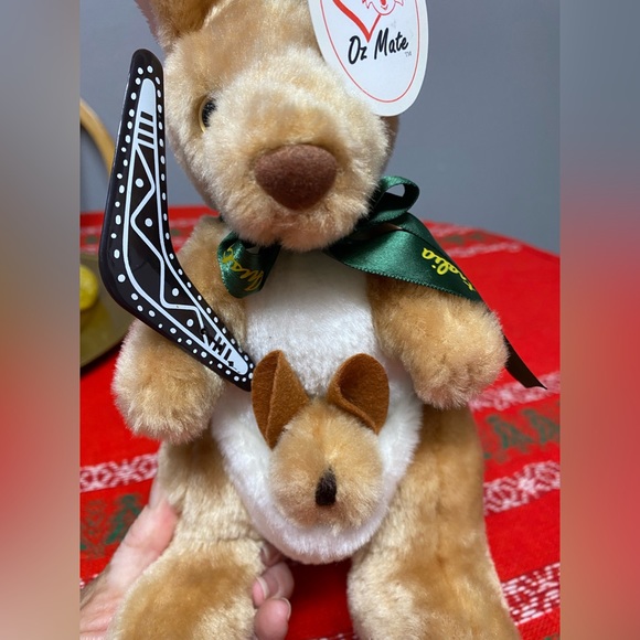 NWT Australia Stuffed Kangaroo & Baby Toy - Picture 2 of 9